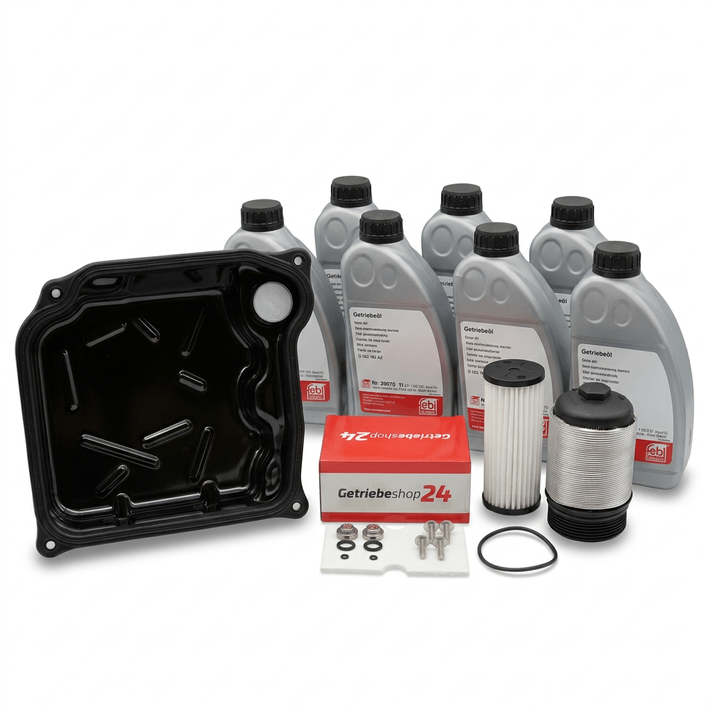 Hydraulikdrucksensor Satz inkl. Ölfilter und Gehäuse - P173500 & P173600 / Febi, DQ381, DQ500